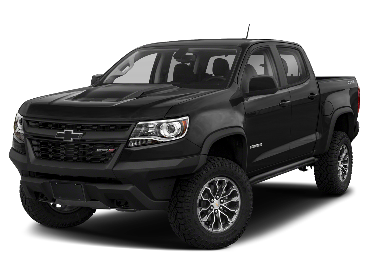 2019 Chevrolet Colorado 4WD ZR2 in Shadow Gray Metallic — front three-quarter view