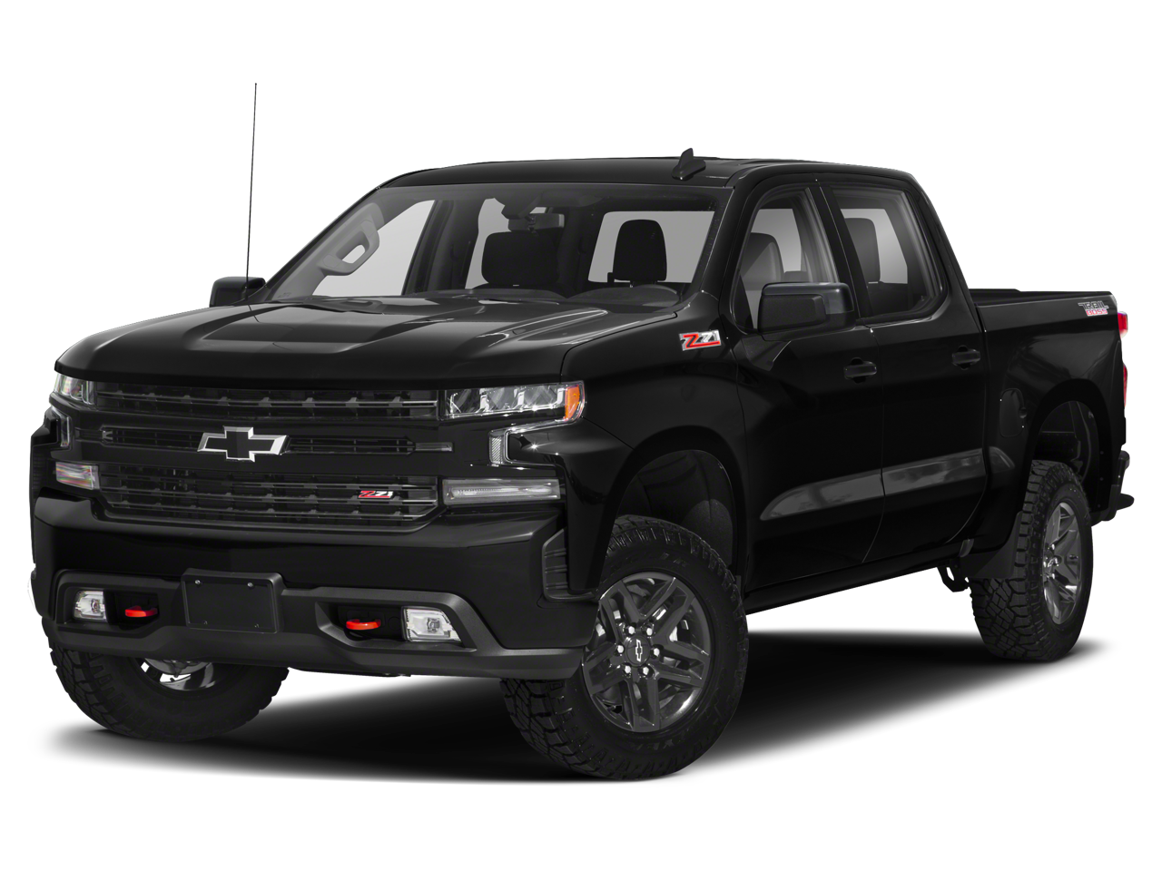 2022 Chevrolet Silverado 1500 LTD LT Trail Boss in Silver Ice Metallic — front three-quarter view