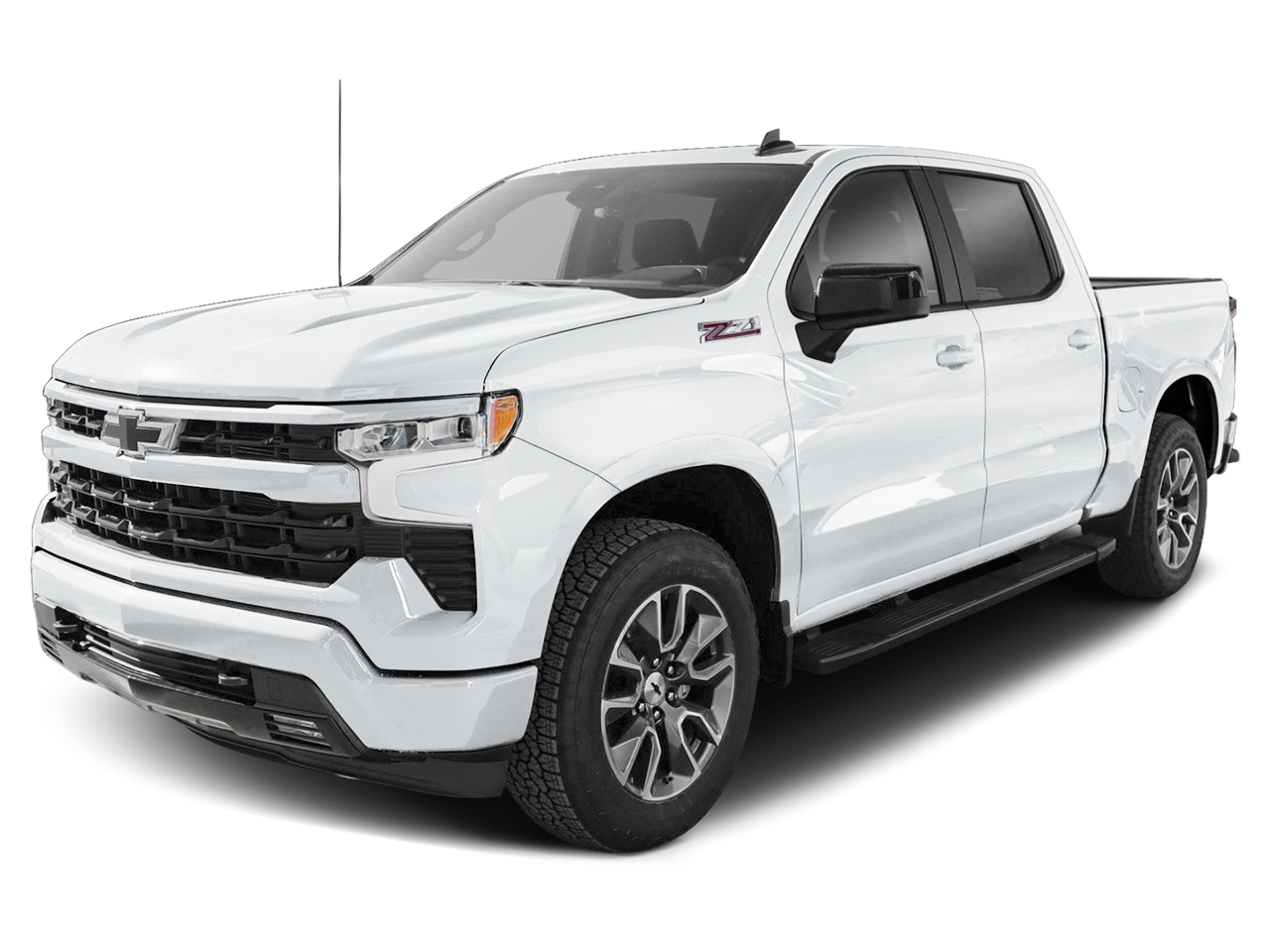 2025 Chevrolet Silverado 1500 RST in Sterling Gray Metallic — front three-quarter view