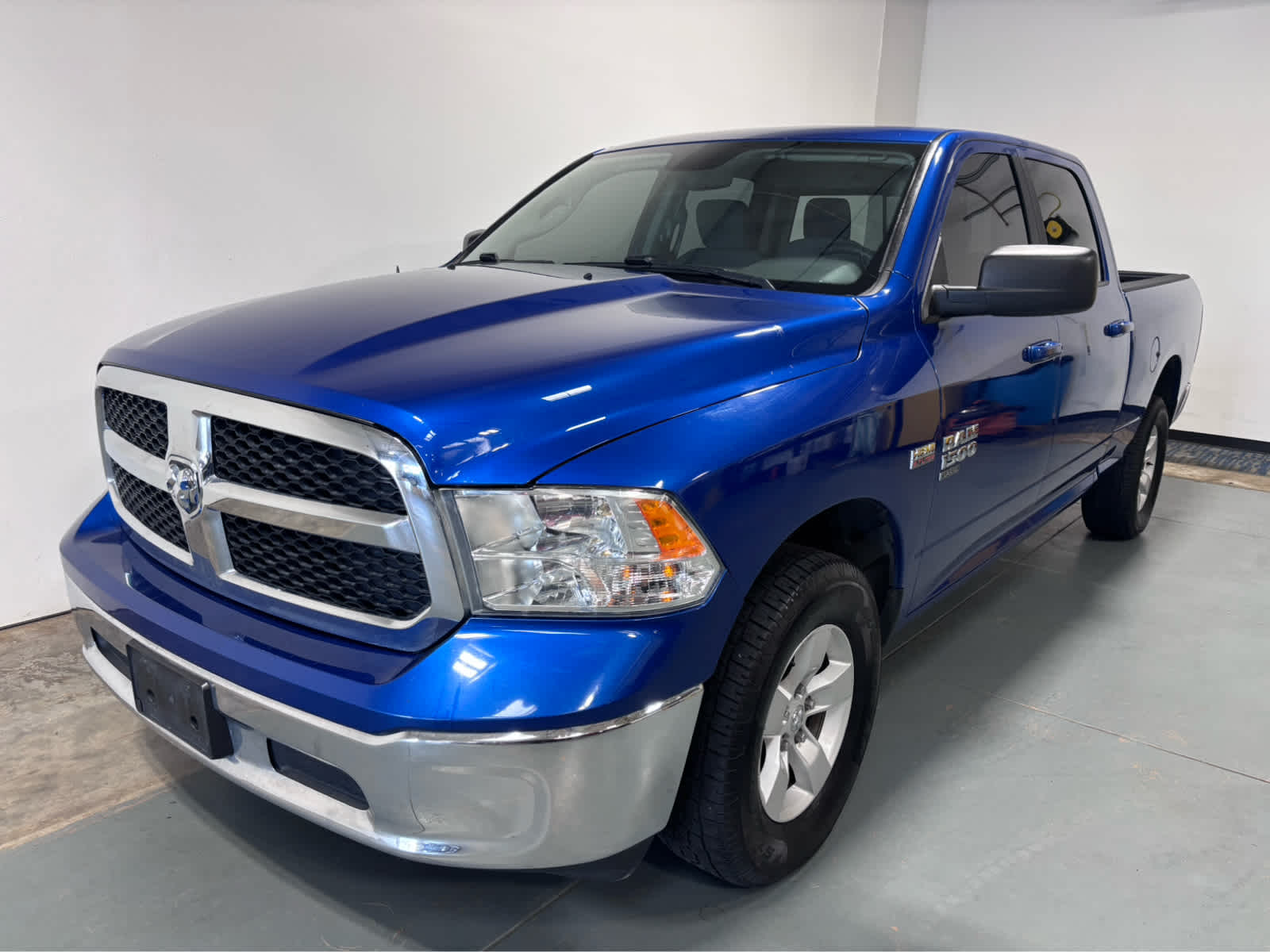 2019 RAM 1500 Classic SLT in Blu/Blue — front three-quarter view