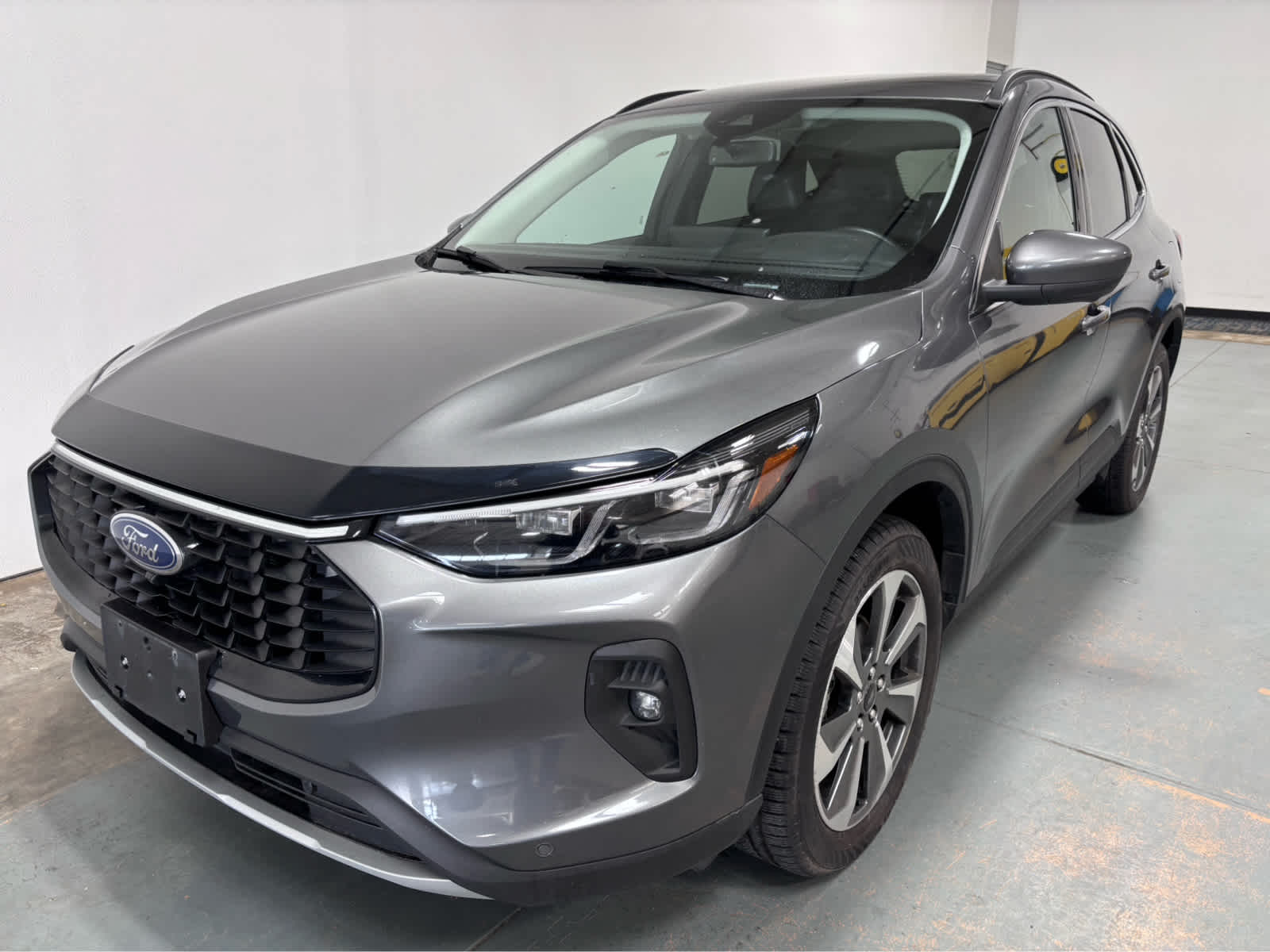 2024 Ford Escape Platinum in Gray/Gray — front three-quarter view