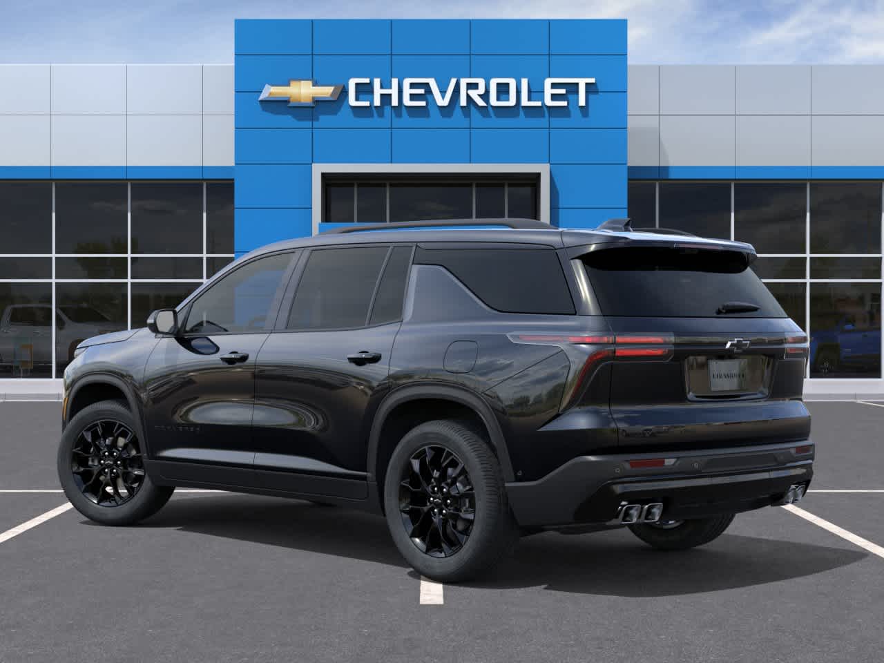2026 Chevrolet Traverse — rear three-quarter view