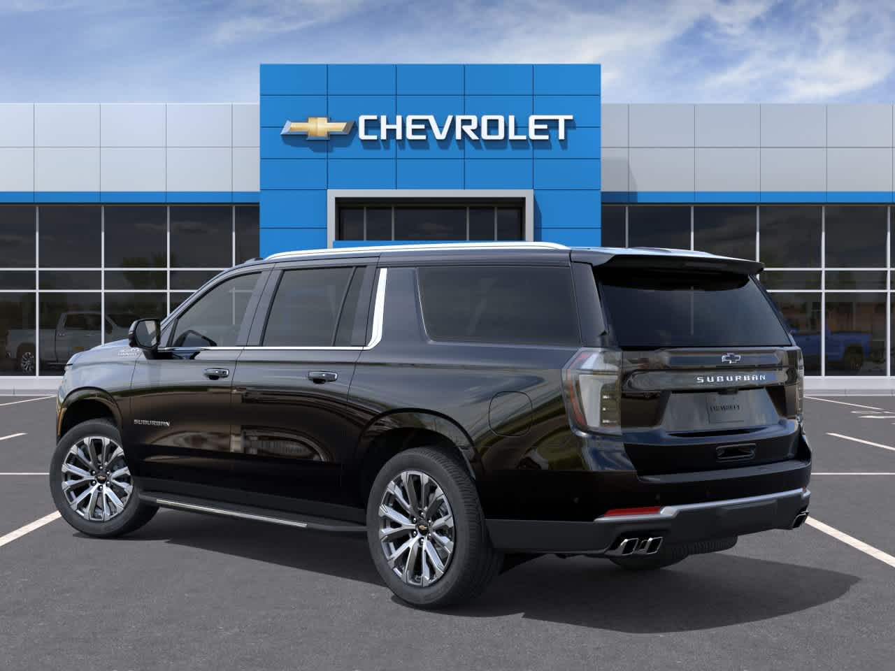 2026 Chevrolet Suburban — rear three-quarter view