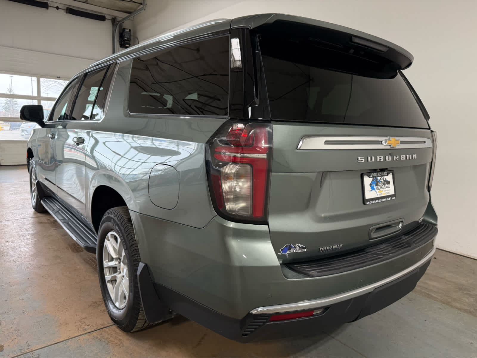 2024 Chevrolet Suburban — rear three-quarter view