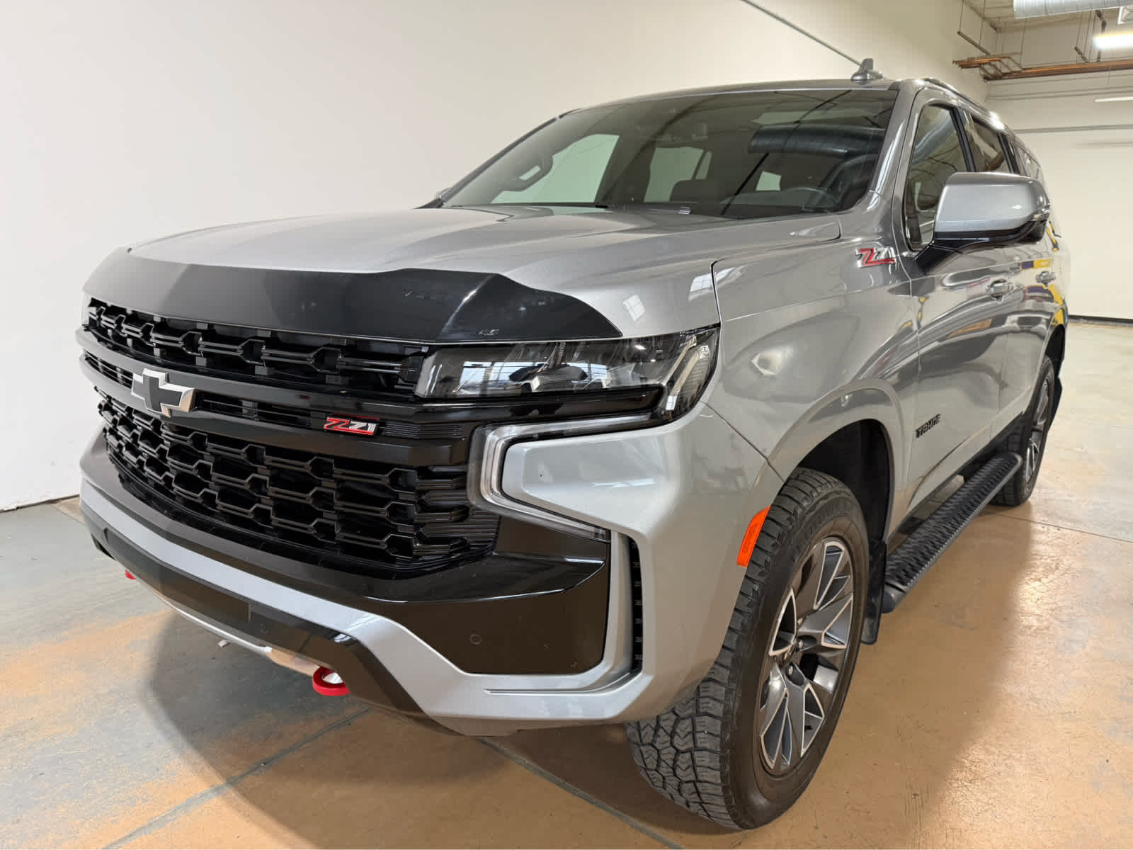2024 Chevrolet Tahoe Z71 in Sterling Gray Metallic — front three-quarter view